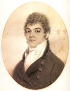 George Bridgetower, ok. 1800, akwarela, autor nieznany. Foto: Wikipedia Commons